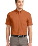 Port Authority Short Sleeve Easy Care Shirt S508 in Texas orange