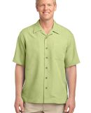 Port Authority Patterned Easy Care Camp Shirt S536 in Whisper green