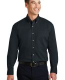 Port Authority Long Sleeve Twill Shirt S600T in Classic navy