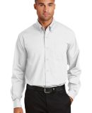 Port Authority Long Sleeve Value Poplin Shirt S632 in White