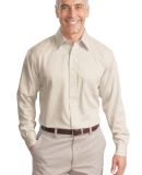Port Authority Long Sleeve Non Iron Twill Shirt S6 in Light stone