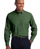 Port Authority Crosshatch Easy Care Shirt S640 in Dk cactus grn