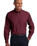 Port Authority Crosshatch Easy Care Shirt S640 in Red oxide