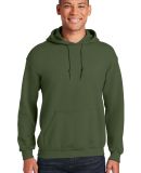 Gildan 18500 Heavyweight Blend Hooded Sweatshirt in Military green