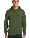 Gildan 18500 Heavyweight Blend Hooded Sweatshirt in Military green