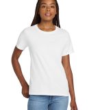 Hanes Ladies Nano T Cotton T Shirt SL04 in White