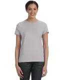 Hanes Ladies Nano T Cotton T Shirt SL04 Light Steel