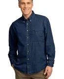 Port  Company Long Sleeve Value Denim Shirt SP10 Ink