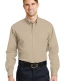 CornerStone Long Sleeve SuperPro Twill Shirt SP17 in Stone