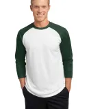 Sport Tek PosiCharge153 Baseball Jersey ST205 in White/for grn