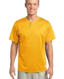 Sport Tek PosiCharge Tough Mesh153 Henley ST215 Gold