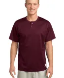 Sport Tek PosiCharge Tough Mesh153 Henley ST215 Maroon