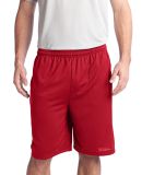 Sport Tek PosiCharge Tough Mesh153 Pocket Short ST in True red