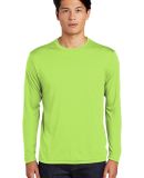 Sport Tek ST350LS Long Sleeve Competitor Tee  in Lime shock