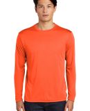 Sport Tek ST350LS Long Sleeve Competitor Tee  in Neon orange