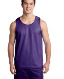 Sport Tek PosiCharge Classic Mesh 8482 Reversible  in Purple/wh