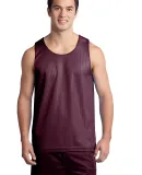 Sport Tek PosiCharge Classic Mesh 8482 Reversible  Maroon/Wh