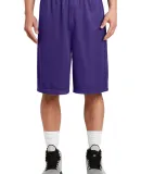 Sport Tek Extra Long PosiCharge Classic Mesh 8482  in Purple