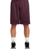 Sport Tek Long PosiCharge Classic Mesh 8482 Short  Maroon