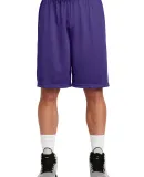 Sport Tek Long PosiCharge Classic Mesh 8482 Short  Purple