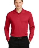 Sport Tek Long Sleeve Micropique Sport Wick Polo S in True red