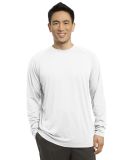 Sport Tek Long Sleeve Ultimate Performance Crew ST in White