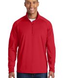 Sport Tek Sport Wick Stretch 12 Zip Pullover ST850 in True red