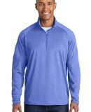 Sport Tek Sport Wick Stretch 12 Zip Pullover ST850 in True ryl hthr