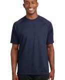 Sport Tek Dry Zone153 Short Sleeve Raglan T Shirt  in True navy