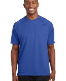 Sport Tek Dry Zone153 Short Sleeve Raglan T Shirt  in True royal