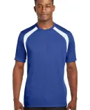 Sport Tek Dry Zone153 Colorblock Crew T478 True Royal/Wht