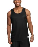 Sport Tek PosiCharge Mesh153 Reversible Tank T550 Black/White