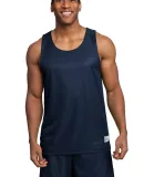 Sport Tek PosiCharge Mesh153 Reversible Tank T550 True Navy/Wht