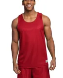 Sport Tek PosiCharge Mesh153 Reversible Tank T550 True Red/White