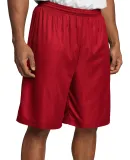 Sport Tek PosiCharge Mesh153 Reversible Short T560 True Red/White