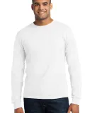 Port  Company Long Sleeve All American Tee USA100L White