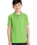 Port Authority Youth Silk Touch153 Polo Y500 in Lime