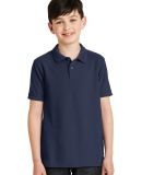 Port Authority Youth Silk Touch153 Polo Y500 in Navy