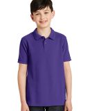 Port Authority Youth Silk Touch153 Polo Y500 in Purple