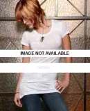 AA2618 Alternative Apparel Womens Burnout Tunic White