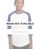 Sport Tek Youth PosiCharge153 Baseball Jersey YST2 White/Black