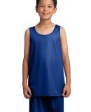Sport Tek Youth PosiCharge Classic Mesh 8482 Rever in True royal/wh