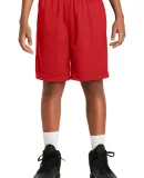 Sport Tek Youth PosiCharge Classic Mesh 8482 Short in True red