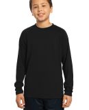 Sport Tek Youth Long Sleeve Ultimate Performance C in Black