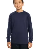 Sport Tek Youth Long Sleeve Ultimate Performance C True Navy