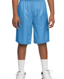 Sport Tek Youth PosiCharge Mesh153 Reversible Shor Carolina Bl/Wh