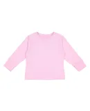 Rabbit Skins 3311 Toddler Long Sleeve T-shirt PINK