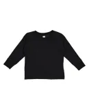 Rabbit Skins 3311 Toddler Long Sleeve T-shirt BLACK