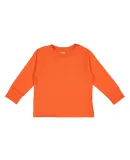 Rabbit Skins 3311 Toddler Long Sleeve T-shirt ORANGE