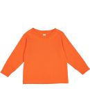 Rabbit Skins 3311 Toddler Long Sleeve T-shirt in Orange